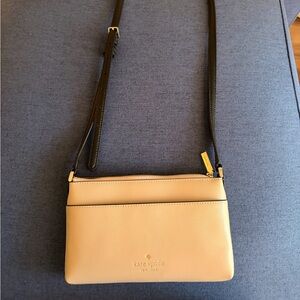 Kate Spade Tan and Black Crossbody Bag